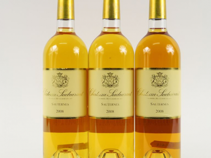 3 BOUTEILLE CHÂTEAU SUDUIRAUT 1er CC SAUTERNES - 2008