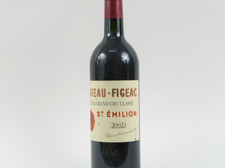 1 BOUTEILLE CHÂTEAU FIGEAC 1er GCC ST EMILION - 2002