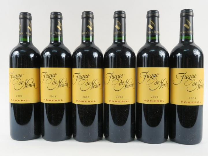 6 BOUTEILLES FUGUE DE NÉNIN POMEROL - 2005