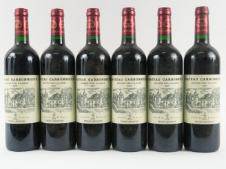 Vente aux enchères 6 BOUTEILLES CHÂTEAU CARBONNIEUX GCC GRAVES - 2007
