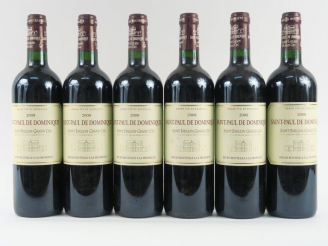 Vente aux enchères 6 BOUTEILLES SAINT PAUL DE DOMINIQUE GC ST EMILION - 2008