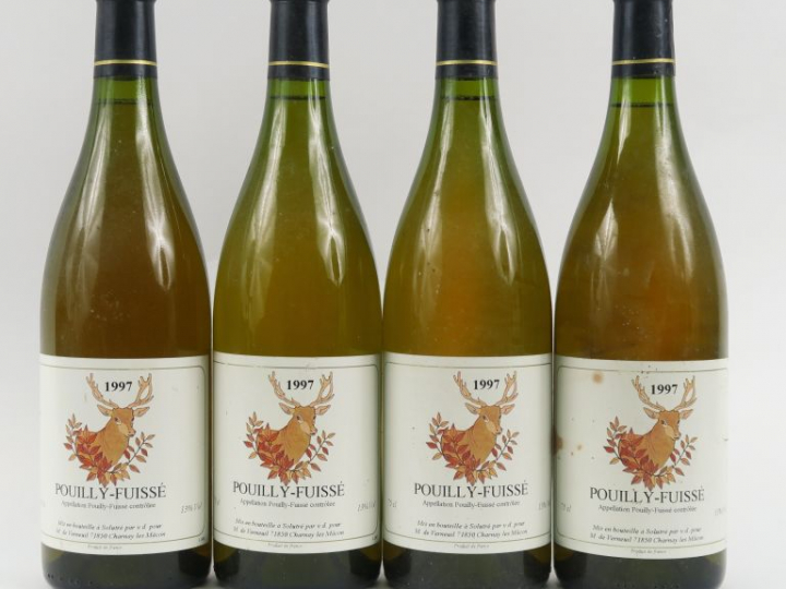 4 BOUTEILLES POUILLY FUISSÉ M.B. de VERNEUIL - 1997