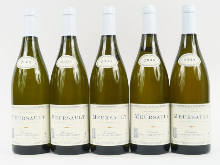 5 BOUTEILLES MEURSAULT J.M. BOUZEREAU - 2009
