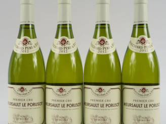 Vente aux enchères 4 BOUTEILLES MEURSAULT 1er CRU 'LE PORUSOT' BOUCHARD PÈRE   FILS - 201