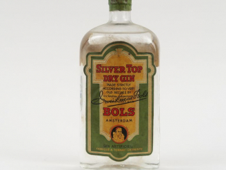 Vente aux enchères 1 BOUTEILLE GIN SILVER TOP BOLS