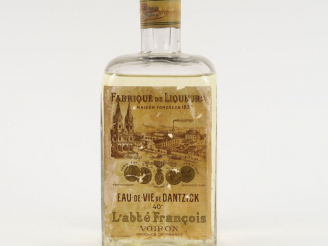 Vente aux enchères 1 BOUTEILLE EAU DE VIE DE DANTZICK L'ABBÉ FRANÇOIS