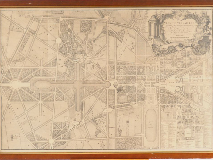 Plan de Versailles, du petit parc, et de ses dépendances par Mr l'abbé