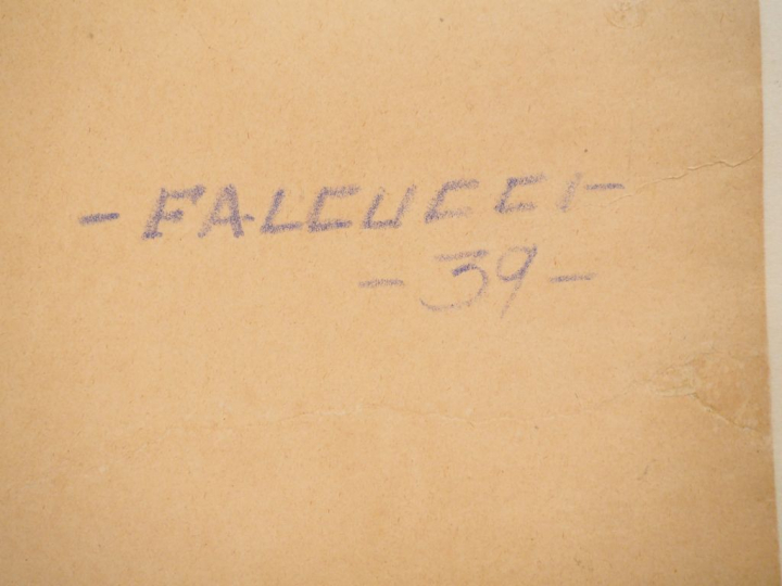 CIGARETTES FRANÇAISES. Affiche par Falcucci, imprimerie Ste Européenne