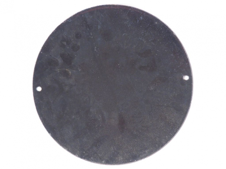 MICHELIN. Plaque émaillée moderne Diam. 24,5 cm