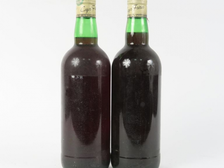 2 BOUTEILLES RIVESALTES VIEUX CAZES FRÈRES - SE