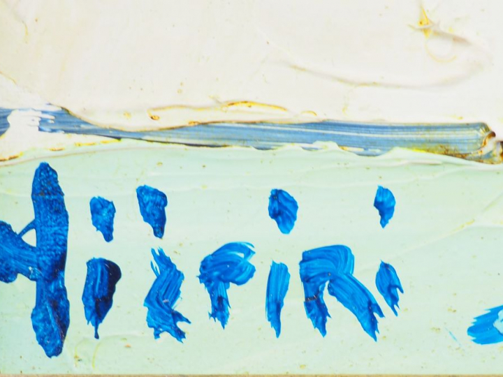 P. AIZPIRI.  "Bouquet de fleurs dans un vase" Huile sur toile, signée 