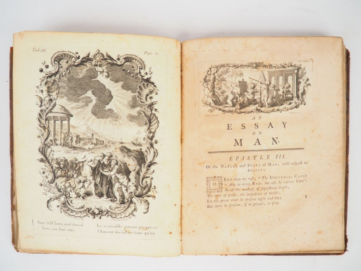 POPE (Alexandre). Essai sur l'homme. Traduction française en prose par