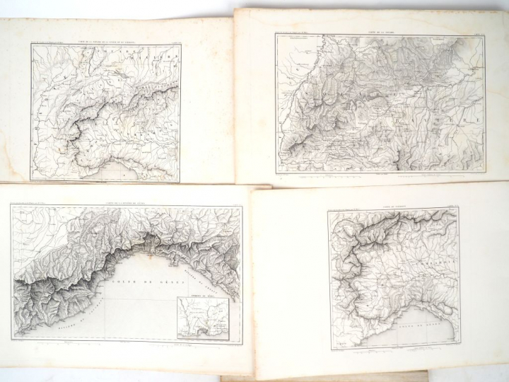 [THIERS]. Plans et cartes pour l'histoire du Consulat et de l'Empire. 
