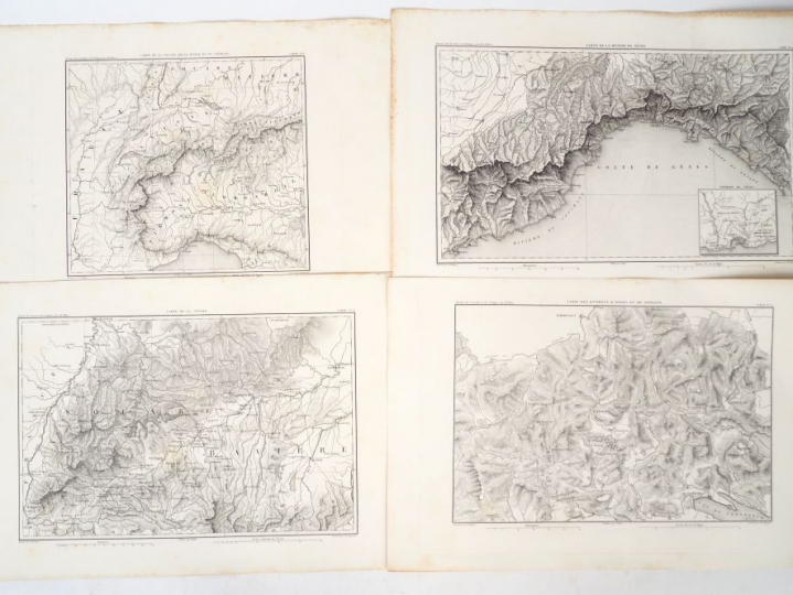 [THIERS]. Plans et cartes pour l'histoire du Consulat et de l'Empire. 
