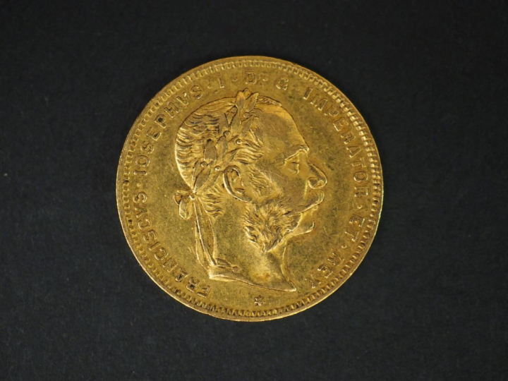 1 pièce de 20 francs or François Joseph 1875. FRAIS ACHETEURS : 5% TTC