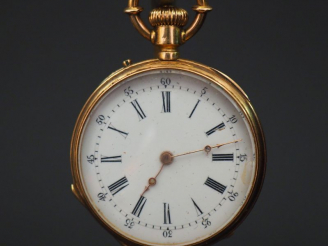 Vente aux enchères Montre de gousset Napoléon III en or.  Poids tel. 32,64 g