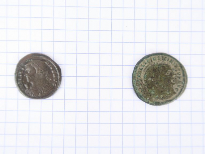 Licinius I (308-324 apr. J.-C.), lot de deux follis dont Antioche, 317