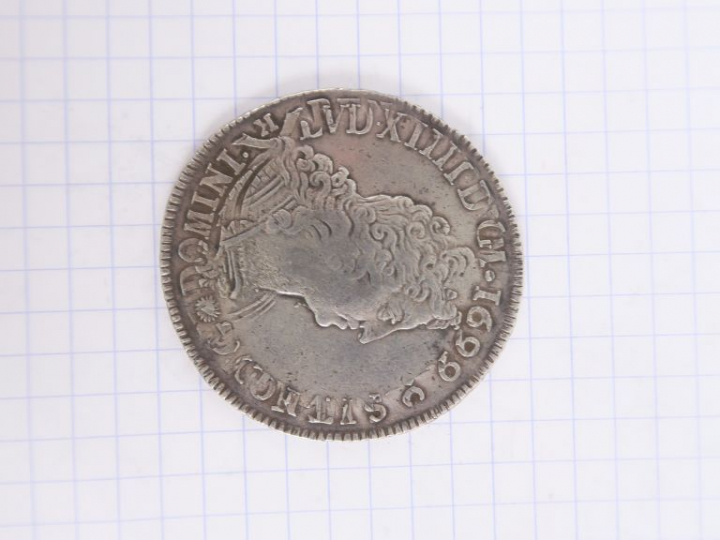 Louis XIV, écu réformé, 1699. TB.