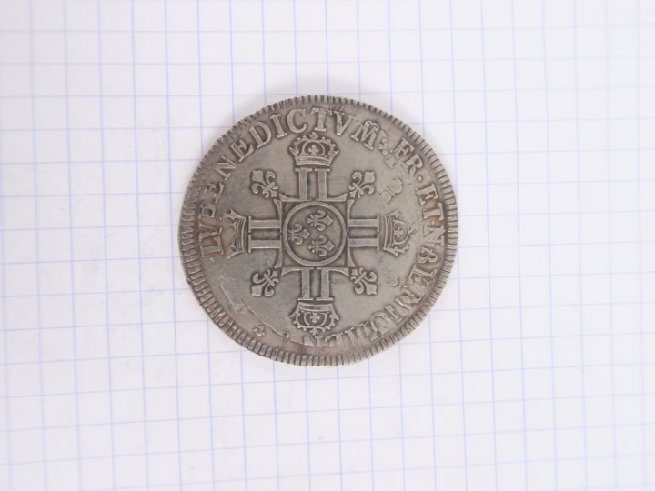 Louis XIV, écu réformé, 1699. TB.