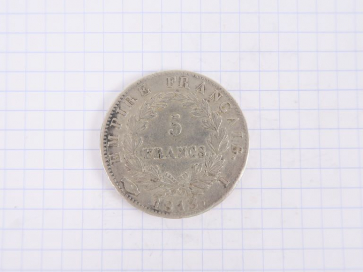 Napoléon Ier, 5 francs, 1813 I, Limoges. B
