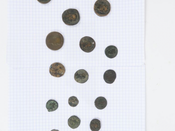 Lot de 15 monnaies romaines dont sesterces d’Alexandre Sévère (222-235