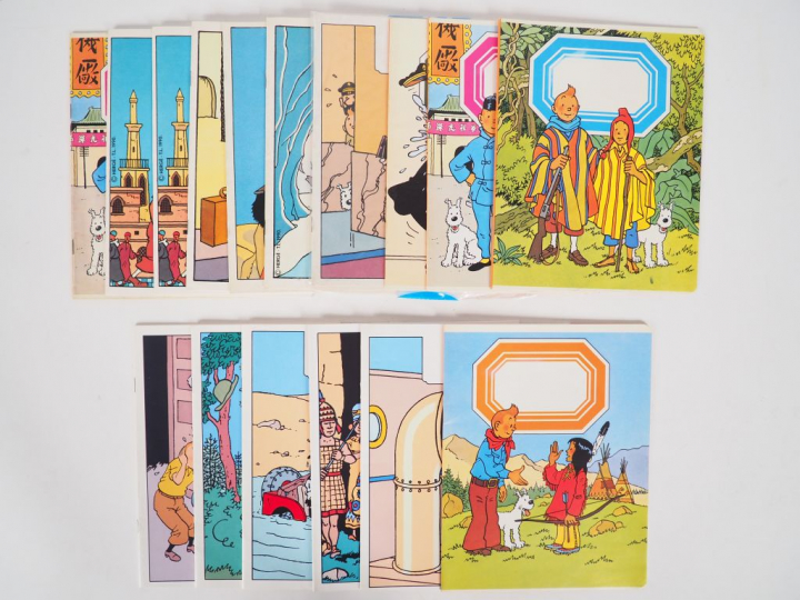 28 Pubs Cote d'OR dont 16 Cahiers Tintin COTE D'OR (année 1979/1980/19