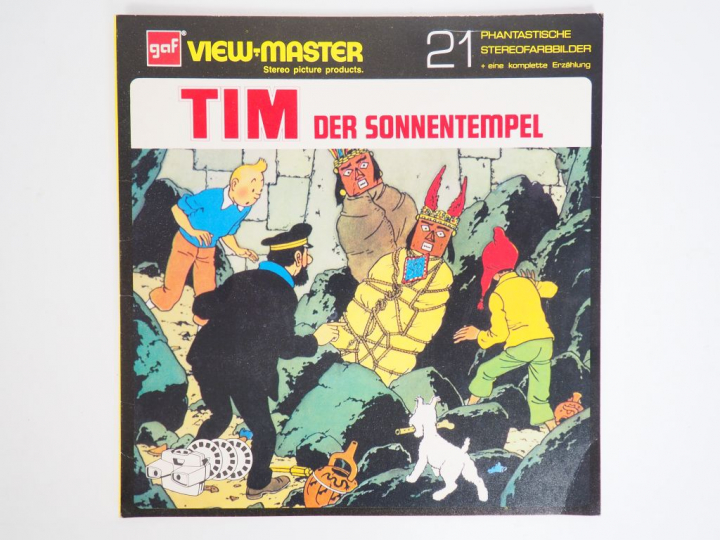 Tintin-Anciens view Master le temple du soleil- 3 disquettes - 21 vues