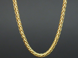 Vente aux enchères Collier Urbano en or, maille tressée. Poids : 19,20 g