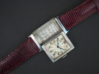 Vente aux enchères JAEGER LECOULTRE. Montre "reverso"