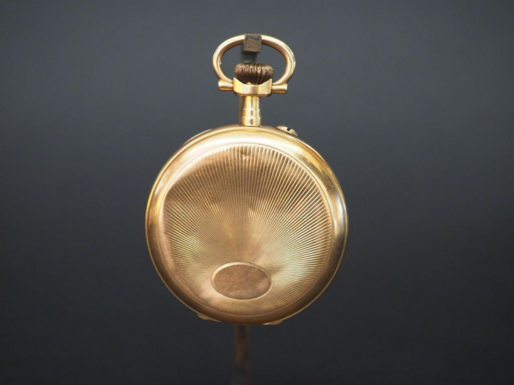 Montre de gousset en or. Poids tel : 82 g