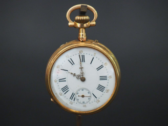 Vente aux enchères Montre de gousset en or Napoléon III  Poids tel : 81 g