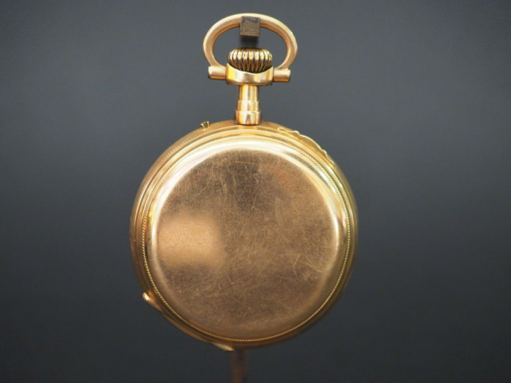 Montre de gousset en or Napoléon III  Poids tel : 81 g