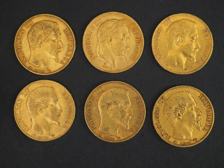 11 pièces de 20 Francs or Frais de vente : 5 % TTC