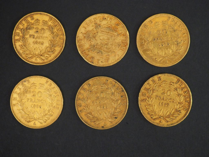 11 pièces de 20 Francs or Frais de vente : 5 % TTC