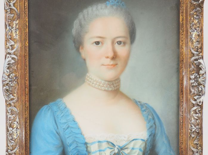 Ecole française début XIXème "Paire de portraits" Pastels Dim. 46 x 40
