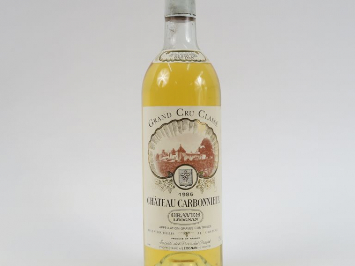 1 BOUTEILLE CHÂTEAU CARBONNIEUX GCC GRAVES - 1986 - MEP