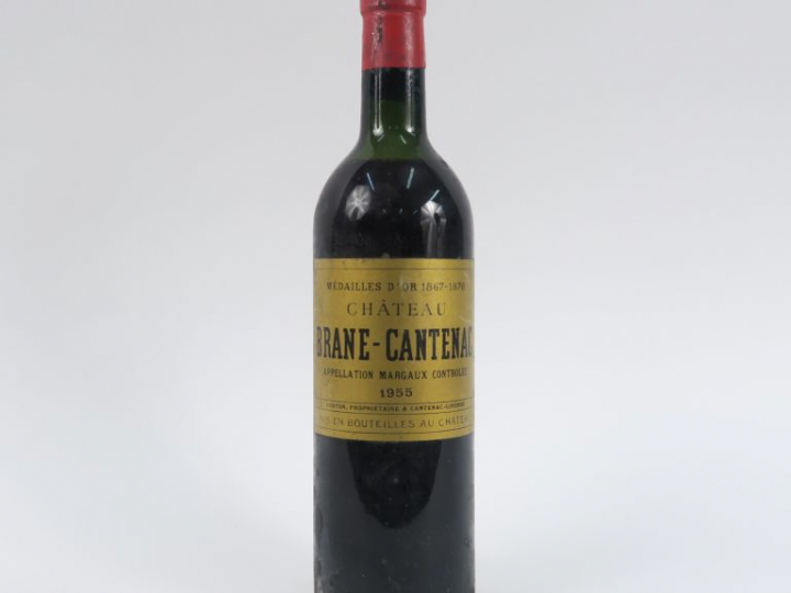 1 BOUTEILLE CHÂTEAU BRANE CANTENAC GCC MARGAUX - 1955 - HEP/MEP