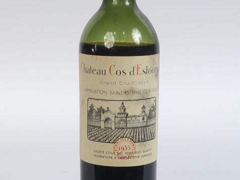 1 BOUTEILLE CHÂTEAU COS D'ESTOURNEL GCC ST ESTEPHE - 1955 - BEP 