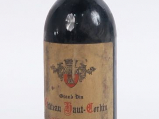 Vente aux enchères 1 BOUTEILLE CHÂTEAU HAUT CORBIN ST EMILION - 1955 - BG 