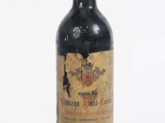 Vente aux enchères 1 BOUTEILLE CHÂTEAU HAUT CORBIN ST EMILION - 1955 - EA