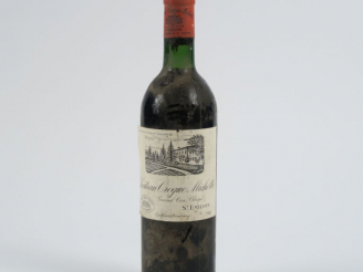 Vente aux enchères 1 BOUTEILLE CHÂTEAU CROQUE MICHOTTE GCC ST EMILION - 1961 - BG