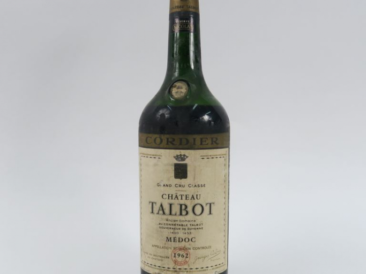 1 MAGNUM CHÂTEAU TALBOT GCC ST JULIEN - 1962 - BEP