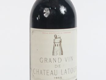 1 BOUTEILLE CHÂTEAU LATOUR 1er GCC PAUILLAC - 1965 - HEP+ 