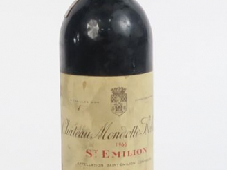 Vente aux enchères 1 BOUTEILLE  CHÂTEAU MONDOTTE BELLISLE ST EMILION - 1966 - BG