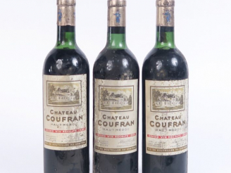 Vente aux enchères 3 BOUTEILLES CHÂTEAU COUFRAN HAUT MEDOC - 1966 - 3 LB/ES 