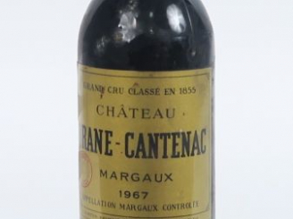Vente aux enchères 1 BOUTEILLE CHÂTEAU BRANE CANTENAC GCC MARGAUX - 1967 - HEP-MEP