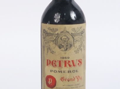 1 BOUTEILLE PETRUS POMEROL - 1969 - BG+ 