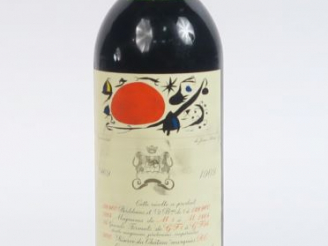 Vente aux enchères 1 BOUTEILLE CHÂTEAU MOUTON ROTHSCHILD 1er GCC PAUILLAC - 1969 - HEP 