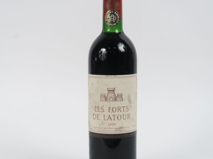 1 BOUTEILLE LES FORTS DE LATOUR PAUILLAC - 1970 - BG