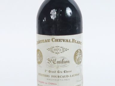 1 BOUTEILLE CHÂTEAU CHEVAL BLANC 1er GCC ST EMILION - 1972 - BG +